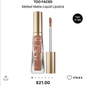 TOO FACED MELTED MATTE LIQUID LIPSTICK 💄